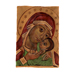 Vierge a l'enfant - Tempera on silk (2015) - ext: (24cm x 18cm) / int: (19.5cm x 14cm)