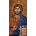 Christ Pantocrator, detail (Sainte Sophie, XIIIe) - Tempera al fresco (2015) - 2 parts, (20cm x 20cm) each