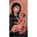 Vierge a l'enfant, detail (Duccio, XIIIe) - Tempera al fresco (2015) - 2 parts, (20cm x 20cm) each