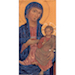 Vierge (Cimabue, XIIIe) - Tempera al fresco (2015) - 2 parts, (20cm x 20cm) each
