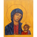 Vierge en majeste, detail (Cimabue, XIIIe) - Tempera on wood panel (2014) - (27cm x 22cm)