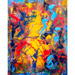 Abstract Composition X (2015) - oil on canvas (27cm x 22cm)