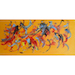 Course de Touareg (2015) - oil on canvas (15cm x 30cm)
