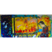Le jour la nuit et la solitude (2012) - oil on canvas (30cm x 100cm)